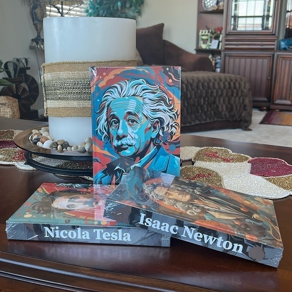 Brand New Decorative Coffee Table Books Home Decor Blank Journals Scientists - Picture 12 of 14